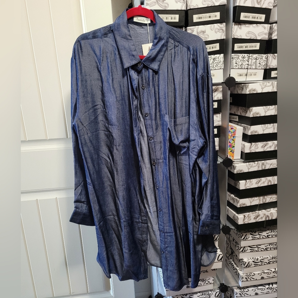 Denim Top/shirt dress